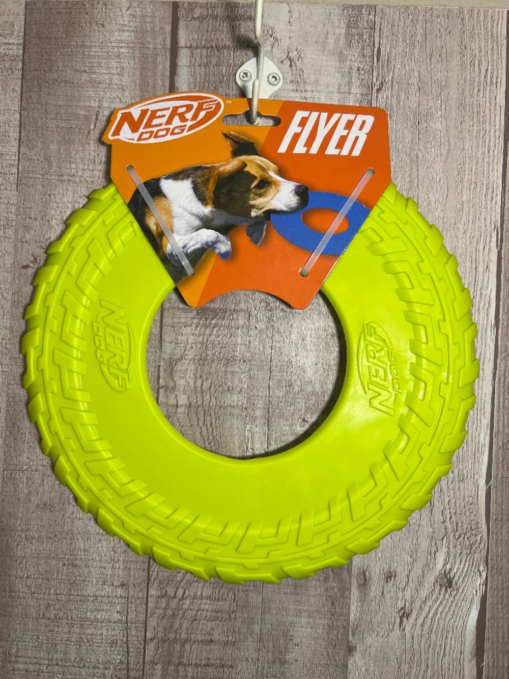 NWT, NERF Dog Flyer Neon Frisbee